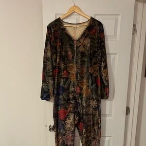 Natural life fleece onesie